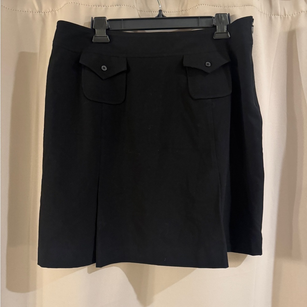 Larry Levine Black Stretch Skirt